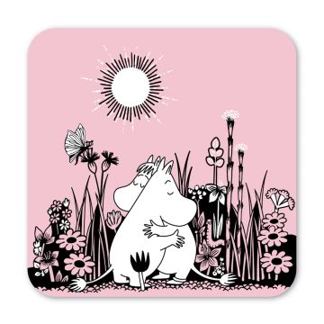 LASINALUSSETTI 9X9CM 4KPL MOOMIN HUG