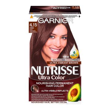 GARNIER NUTRISSE 4.15 ULTRA COLOR VIILEÄ MAHONKINEN TUMMANRUSKE