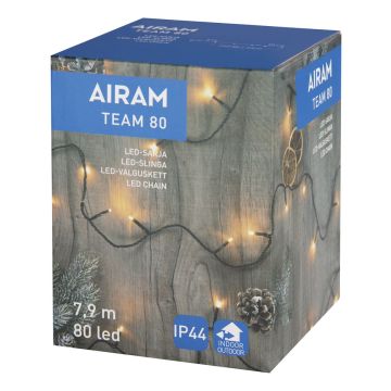 AIRAM TEAM 80 LÄMM.KELT, TUMMA JOHTO IP44
