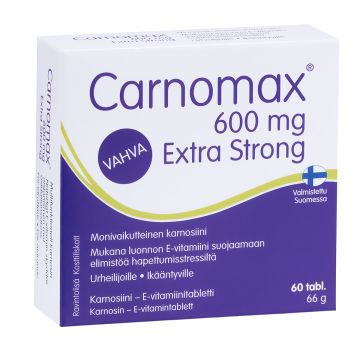 CARNOMAX 600MG EXTRA STRONG 60 KPL