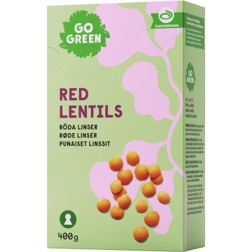 GOGREEN PUNAISET LINSSIT 400 G