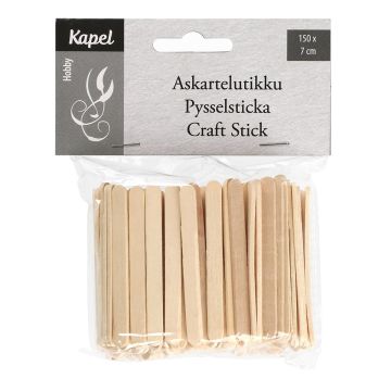 KAPELHOBBY ASKARTELUTIKKU 7CM 150 KPL