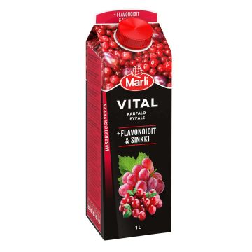 MARLI VITAL KARPALO-RYPÄLE + FLAVONOIDIT MEHUJUOMA 1L