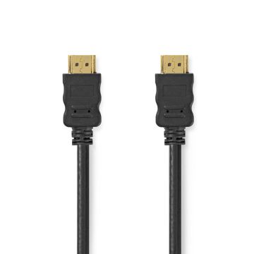 NEDIS HIGH SPEED HDMI-KAAPELI ETHERNET HDMI-LIITIN 1 M MUSTA