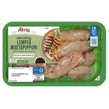ATRIA KANAN SISÄFILEE LEMPEÄ MUSTAPIPPURI 600 G