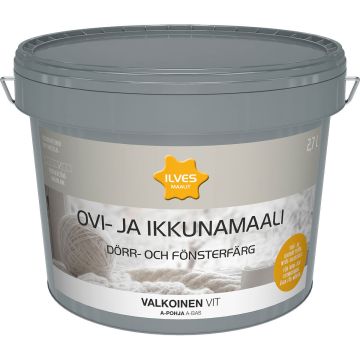 ILVES OVI- JA IKKUNAMAALI A-POHJA VALKOINEN 2,7 L