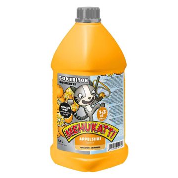 MEHUKATTI SOKERITON APPELSIINIJUOMA 1,5 L