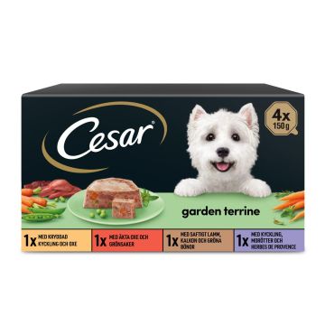 CESAR COUNTRY KITCHEN SELECTION 4*150G MUREKE 600 G