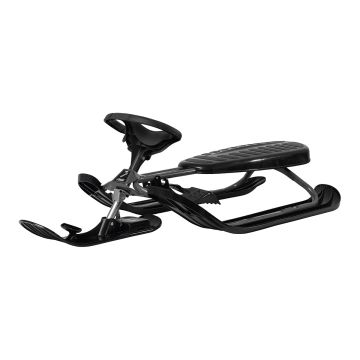 STIGA SNOW RACER COLOUR PRO RATTIKELKKA MUSTA-HARMAA