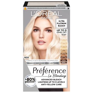 LOREAL PREFERENCE ULTRA PLATINUM 9 ASTEEN ULTRAVOIMAKAS VAALENN