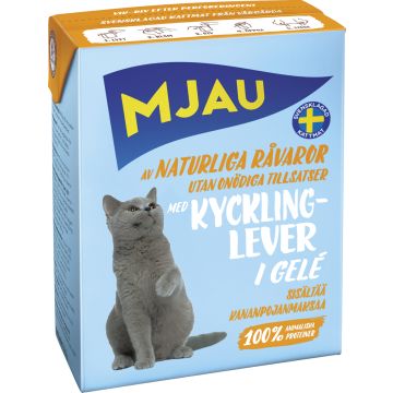 MJAU KANANPOJANMAKSAA HYYTELÖSSÄ 380 G