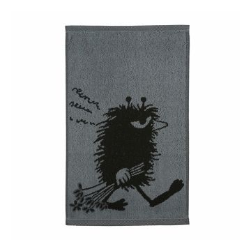 FINLAYSON KÄSIPYYHE HAISULI HARMAA 30X50CM GOTS