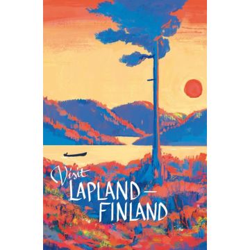 POSTIKORTTI VISIT LAPLAND, HEINONEN