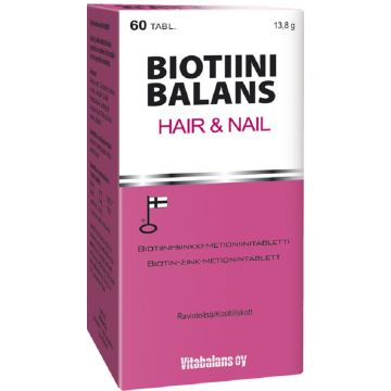 BIOTIINI BALANS HAIR & NAIL 60 KPL