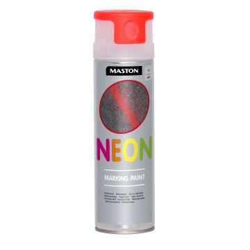 MASTON MERKKAUSVÄRISPRAY NEON PUNAINEN 500 ML