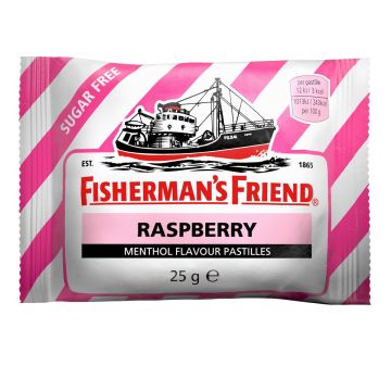 FISHERMAN'S FRIEND VADELMA SOKERITON 25 G