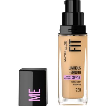 MAYBELLINE FIT ME LUMINOUS+SMOOTH MEIKKIVOIDE 220 NATURAL BEIGE