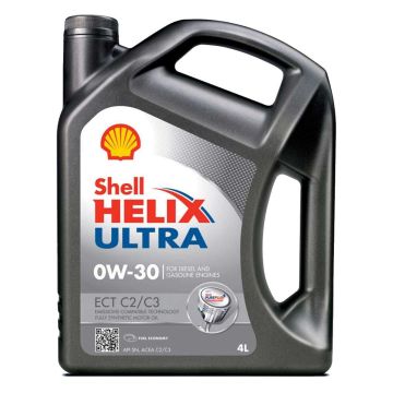 SHELL HELIX ULTRA ECT 0W-30 C2/C3 MOOTTORIÖLJY 4 L