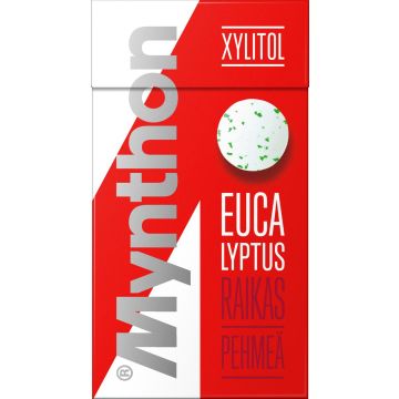 MYNTHON XYLITOL EUCALYPTUS +B-VITAMIINI, KALCIUM 31 G KSYLITOLIPASTILLI