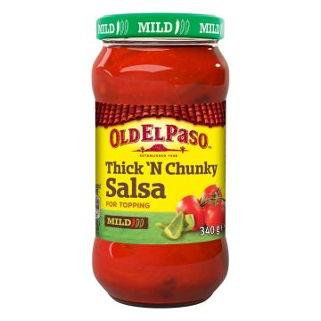 OLD EL PASO THICK'N' CHUNKY SALSA MILD 340 G