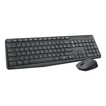 LOGITECH MK235 LANGATON HIIRI JA NÄPPÄIMISTÖ, MUSTA