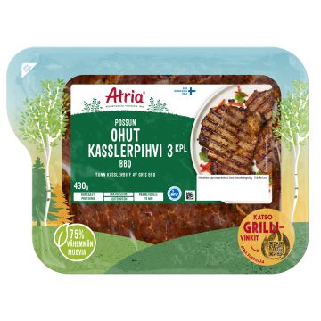 ATRIA POSSUN OHUT KASSLERPIHVI BBQ 430 G