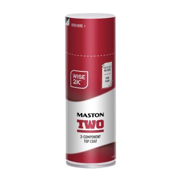 MASTON SPRAYMAALI 2K TWO LIIKENNEPUNAINEN RAL3020 400 ML