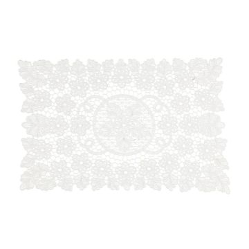 4LIVING TABLETTI LACE 30X45CM VALKOINEN