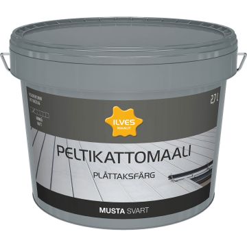 ILVES PELTIKATTOMAALI MUSTA 2,7 L