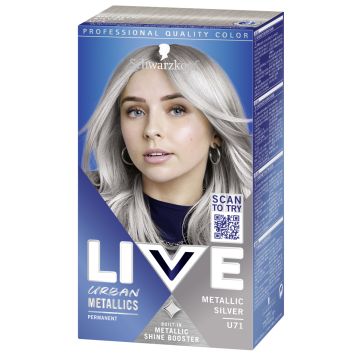 SCHWARZKOPF LIVE HIUSVÄRI U71 METALLIC SILVER SCHWARZKOPF LIVE HIUSVÄRI U71 METALLIC SILVER