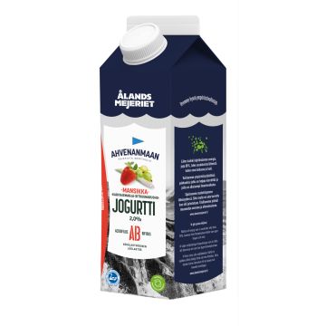 AHVENANMAAN JOGURTTI MANSIKKA-KARVIAISMARJA 1 KG