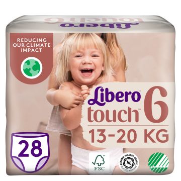 LIBERO TOUCH HOUSUVAIPPA KOKO 6 13-20 KG 28 KPL