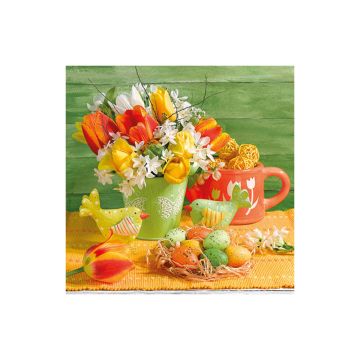 AMBIENTE NAPKIN 25 EASTER LIFE