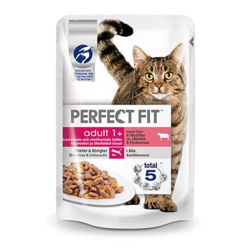 PERFECT FIT ADULT STERILE HÄRKÄÄ KASTIKKEESSA 85 G