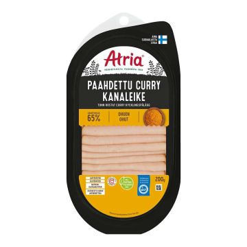 ATRIA OHUEN OHUT KANALEIKE PAAHDETTU CURRY 200 G