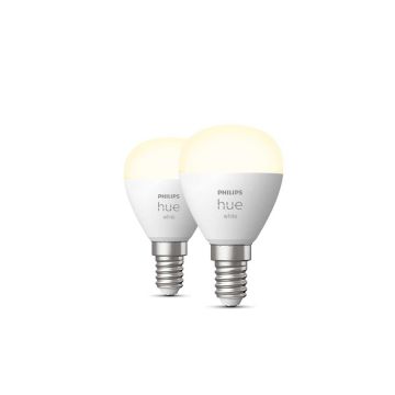 PHILIPS HUE WHITE ÄLYLAMPPU 5.7W LUSTER E14 2KPL 470L 2700K