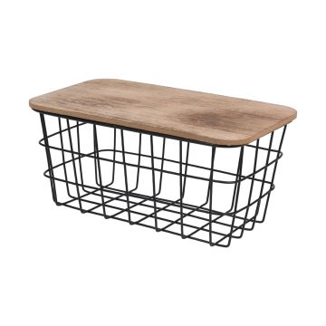 KORI METALLI MUSTA, KANNELLA 26X15X12CM