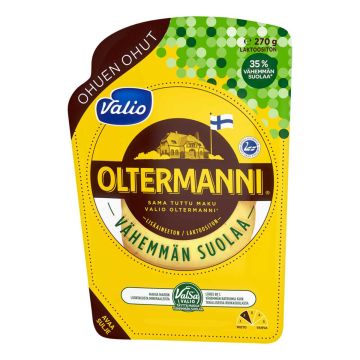 VALIO OLTERMANNI VÄHEMMÄN SUOLAA VIIPALE 270 G