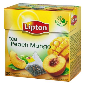 LIPTON PYRAMID PEACH MANGO 20PS 36 G