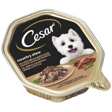 CESAR COUNTRY KITCHEN HÄRKÄ & KALKKUNA 150 G