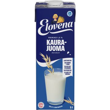ELOVENA KAURAJUOMA 1,5% 1L
