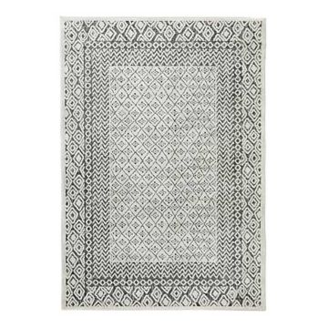 MATTOKYMPPI MATTO LIVIA 160X230CM HARMAA/VALKOINEN