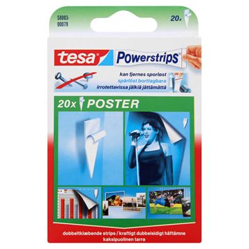 TESA POWERSTRIPS JULISTE 20KPL