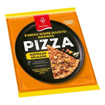 SAARIOINEN PIZZA KINKKU-HOMEJUUSTO-ANANAS 300 G