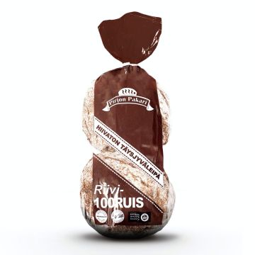 PIRJON PAKARI HIIVATON RIIVI 100% RUIS 310 G
