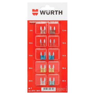 WÜRTH SULAKESARJA MINI 10KPL