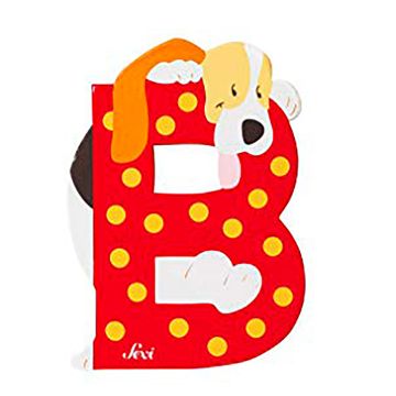 SEVI LETTER B BASSET HOUND