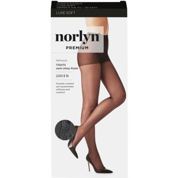 NORLYN LUXE SOFT 20 DEN SUKKAHOUSUT, 1210 BLACK 36-40