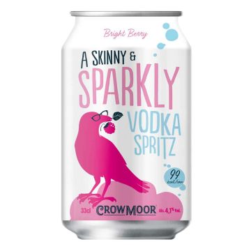 CROWMOOR VODKA SPRITZ 4,1% BRIGHT BERRY TLK 330 ML