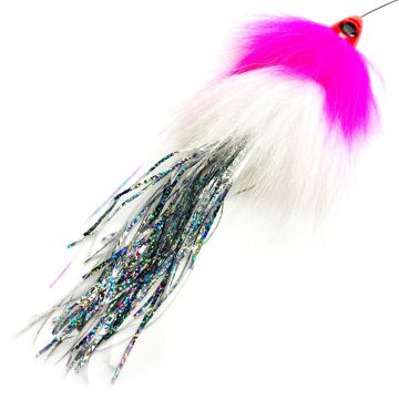 SPINTUBE PIKE 35G HITAASTI UPPOAVA PINKKI/VALKOINEN/HOLO HOPEA TINSELI
